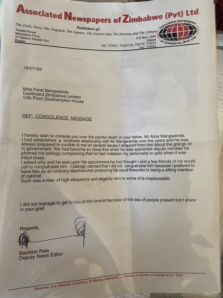 Condolences and memories shared